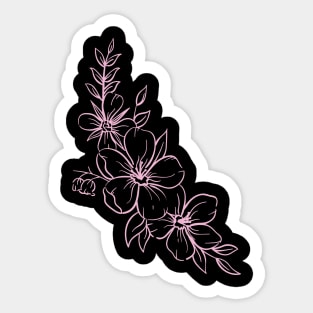 Floral Sticker